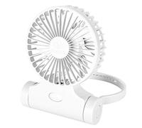 10cm/4inch USB Rechargeable 4400mAh Ceiling Fan Stepless Speed Hanging Fan For Baby Kids Home Dormitory Bed Quiet