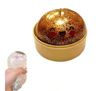 10cm 6 Colors Giant Dumpling Squishy Toy, Dumpling Stress Toy, Toy Dumplings with Steamer Box, Large Stress Relief Sensory Ball, Soft Squeeze Decompression Dough Fidget Toys (E)