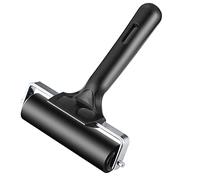 10cm Brayer Roller, Rubber Brayer Roller with 11cm (4.3in) Handle, Paint and Ink Roller Tool for Stamping and Scrapbooks, Screen Print Making