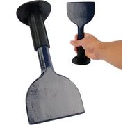 10cm Carbon Steel Brick Bolster - Durable, Epoxy-Coated with Hand Protection Grip for Precision Masonry Cutting
