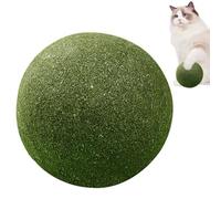 10cm Cat mnnt Interactive Lickable Treat - Catnip Ball Chew Toy, Healthy orll Aid | Large Natural Snack Teeth Hygiene, Fun Stress Reducing Entertainment for Cats Kittens Daily Play Sessionn