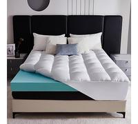 10cm Comfort Memory Foam Combination Topper/Enhancer Cool Blue Small Double