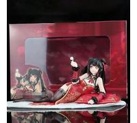 10cm Date A Live: Tokisaki Kurumi Action Figure PVC Toy Character Model Decoration Statue Gifts Collectibles (Color : White)