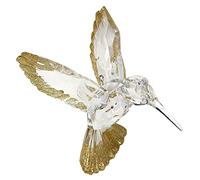 10cm Gold Gisela Graham Iridescent Humming Bird Christmas Tree Decoration