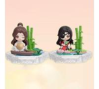 10cm Heaven Official's Blessing Xie Lian & Hua Cheng Figure PVC Statue Anime Figures Action Figure Model Collection Doll Decoration Toy Gift (Size : Clear)