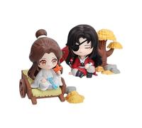 10cm Heaven Officials Blessing Xie Lian & Hua Cheng Figure PVC Statue Anime Figures Action Figure Model Collection Doll Decoration Toy Gift (Size : Clear)