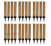 10cm Ice Fountain Sparking Candles 24pk (24pcs) - Premium Quality (Gold)