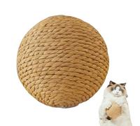 10cm Interactive Woven Cat Scratching Ball, Interactive Cat Scratcher Ball Toy, Satisfy Your Cat's Need for Scratching and Chewing, Prevents Furniture Damage, for Pet, Kitten, Rabbit