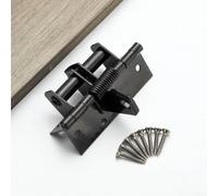 10cm Iron Door Closer Hinge 1.5mm Thick Heavy Duty(Black)