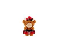 10cm Keeleco Adoptable Highland Cow with Kilt & Tammy