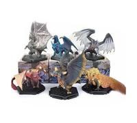 10cm Monster Hunter Figure PVC Statue Anime Action Figures Model Collection Doll Decoration Toy Gift (Color : Multi-Colored)