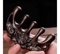 10cm Natural Sandalwood Comb Handmade Scalp Scraping Massage Wooden Combs