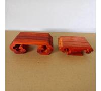 10cm Red Sandalwood Antique Ornaments Strange Stone Tea Cup Base