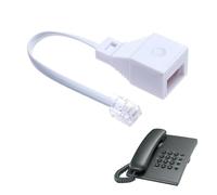 10cm RJ11 to BT Socket Adapter, RJ11 6P4C Male to BT Female Converter | Plug-and-play converter compatible for telephones, modems
