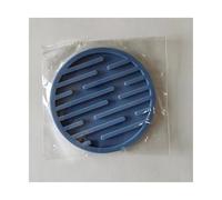 10cm Silicone Coasters Round Heat Resistant Rubber Tea Cup Mat Table Drink Coffee Mug Glass Holder Pad Decor(1pcs Blue)