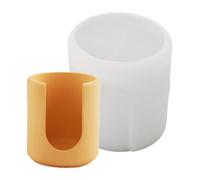 10cm Silicone Flowerpot Form - Storage Pot Cement Molds - DIY Planter Candle 4.3x3.2 Inch Concrete Flower Pot Moulds for Home Candle Holder Plaster Handcraft Homemade Storage Containers