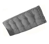 10cm Thick Indoor/Outdoor Bench Cush, Grey 170x40cm, Tufted Seat Pillow for Garden Fur, Patio, ill, Sofas - table Replacement Cush