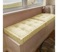 10CM Thick Velvet Floor Cush for Bay Window High Resilience table Pillow for Long Bench & Swing 140x45cm Perfect for