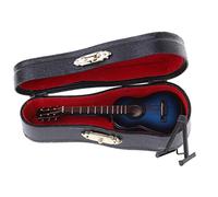10cm Toy Acoustic Guitar Scale Model Home Office Desk Decor Ornaments Gifts