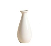 10cm White Ceramic Bud Vases Mini Single Stem Flower Vase for Wedding Table Centerpiece Office Desk Bedroom Bathroom Decorations