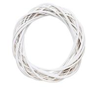 10cm Wicker Wreath Natural Braided Grapevine Garland Ring for DIY Crafts Rattan Base Floral Arrangements Holiday Decor, Wicker Wreath
