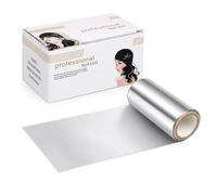 10cm x 20m Professional Silver Hair Foil Roll, Premium Aluminium Hairdressing Foil with Easy Tear Design, Modeling Tool for Hair Highlights, Balayage, Colouring & Bleaching, Salon & Home DIY
