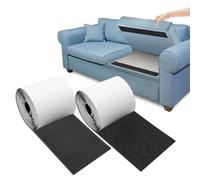 10cm x 300cm Non-Slip Couch Cushion Pad, Rolled Sofa Hook and Loop Tape with Strong Adhesive for Smooth Surfaces, Nylon Pads to Keep Couch Cushions from Sliding (10cm x 3m)