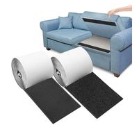 10cm x 600cm Non-Slip Couch Cushion Pad, Rolled Sofa Hook and Loop Tape with Strong Adhesive for Smooth Surfaces, Nylon Pads to Keep Couch Cushions From Sliding (10cm x 6m)