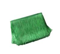 10cmx10m Grass Green Fringe Tassel Trim, Sewing Fringe Trim, Polyester Tassel Ribbon for DIY Craft Sewing