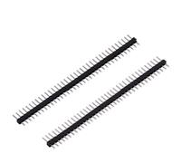 10CS Pitch 2.0mm 1x40 2x40 Pin Single Double Row Right Angle Straight SMT SMD Round Male Header Connector(2.0mm 1x40P Male)