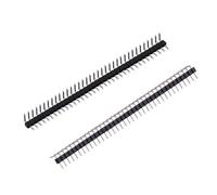10CS Pitch 2.0mm 1x40 2x40 Pin Single Double Row Right Angle Straight SMT SMD Round Male Header Connector(2.0mm 1x40P RA-Male)