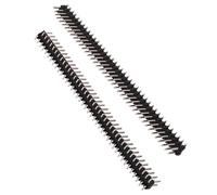 10CS Pitch 2.54mm 1x40 2x40 Pin Single Double Row Right Angle Straight SMT SMD Round Male Header Connector(2.54 2x40P Male SMT)