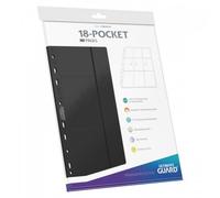 10ct/1 Pack 18-Pocket Pages Side-Loading - Black
