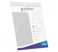 Ultimate Guard 10Ct/1 Pack 18-Pocket Pages Side-Loading - White