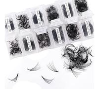 10D Premade Fans Eyelash Extensions 1200PCS Pre Made Fans Lashes 0.07mm C Curl Mixed 9-20mm Handmade Loose Volume Lash Extension Premade Lash Fans (1200-10D-0.07-C-920)