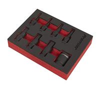 Sealey Impact Hex Socket Bit Set AK5620 8pc 3/8" Sq Drive