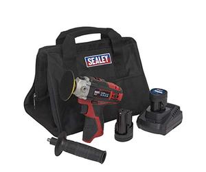 *10D* Sealey CP1205KIT - Cordless Polisher Kit 71mm 12v 2X Batteries - Charger & Bag