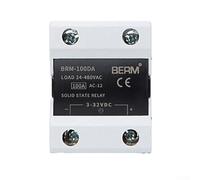 10DA to 100DA DC to AC Solid State Relay Module with Control Current 5 20mA Load Voltage 24 480VAC Suitable for Resistance and Inductive Loads (BEM-100DA)
