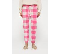 10DAYS Cropped Jogger Check Bright Pink size S | Sweatpants Outlet | Women | Pink S