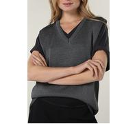 10DAYS Shiny Spencer Grey Raven size S | Knitted Sweaters Outlet | Women | Gray S
