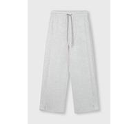 10DAYS Soft Scuba Pants White Grey Melee size XL | Wide Pants Outlet | Women | White XL