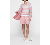 10DAYS Thin Knit Sweater Dark Raspberry/white Grey Melee size XL | Longsleeves Outlet | Women | Pink XL