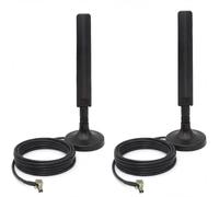 10dBi External 5G 4G LTE 3G GPRS GSM TS9 Magnetic Base MIMO Antenna for Netgear AT&T Nighthawk M6 MR6110 MR6500 M5 MR5100 M1 MR1100 LB1121, LB2120 Huawei MiFi Hotspots Router,5FT,2-Pack