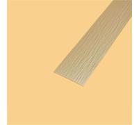 10Feet/3Meters Floor Transition Strip Self Adhesive Floor Cover Strip Seam Binder, 2" Wide Vinyl Door Bar Floor Edge Trim Laminate Floor Joining Strip(Maple color)