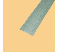 10Feet/3Meters Floor Transition Strip Self Adhesive Floor Cover Strip Seam Binder, 2" Wide Vinyl Door Bar Floor Edge Trim Laminate Floor Joining Strip(Light gray wood grain)