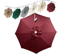 10ft 11.5ft Offset Cantilever Umbrella Replacement Round PatioUmbrella Cover for Garden Outdoor and DeckWaterproof Fabric