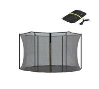 10ft 12ft 14ft Trampoline Net Replacement - UV Resistant Strong Netting Weather Resistant Trampolinen Netting Replacement, Net Only, Poles Not Included, For Round OutdoorTrampolines