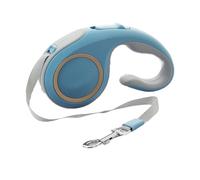 10Ft/16Ft Retractable Dog Leash, One-Handed Brake, Strong Nylon Tape, Tangle Free,Anti-Slip Rubberized Handle, for Small/Medium/Large Dogs up to 110 lbs (Blue,16ft)