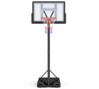 10ft Basketball Hoop Outdoor, Yohood Baskeball Hoop for Kids Adults Portable Basketball Hoop and Stand with Wheels Height Adjustable 1.35M-3.05M Basketball Stand for Backyard Driveway Indoor Garden