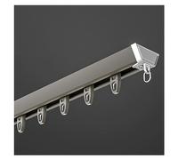10ft Ceiling Shower Curtain Track Rail Set Room Divider System with 3 Single Curtain Tracks for Living Room Wall Mounted Curtain Rod Easy Installation Versatile Home Decor